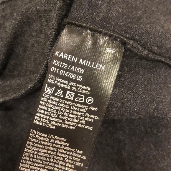 Karen Millen size xs dark gray sweater - Picture 7 of 7
